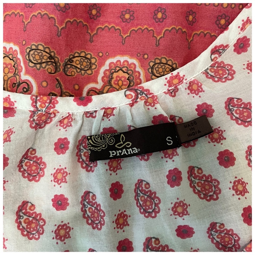 PRANA GIGI PAISLEY PEASANT BLOUSE - Picture 4 of 7